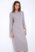  Платье Luitui R1045 розовый/серый