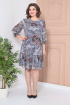 Платье Moda Versal П2369 серый