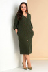 Платье Liona Style 684 хаки