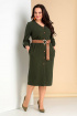 Платье Liona Style 684 хаки