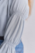  Блуза Nadex 42-019112/403_170 лазурно-серый