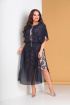Платье Moda Versal П1926 цветы_пудра