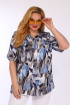 Блуза Mamma Moda М-8 мозаика_синий