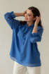  Блуза Mislana 791 синий