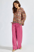  Блуза Teffi Style L-1641 цветная_фиалка