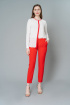  Блуза Elema 2К-8810-1-170 белый/красный