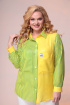  Блуза Romanovich Style 8-2398 зелено-желтый
