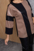  Блуза Daloria 6177 черный-бежевый