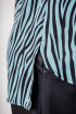  Блуза EVA GRANT 214-1 ментол+черный