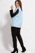 Блуза BegiModa 4056 голубой