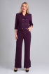 Брюки, Жакет Viola Style 20627 ежевика