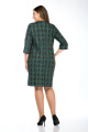 Платье Lady Style Classic 1465/1 зеленый_с_темно-синим