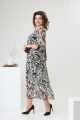 Платье Romanovich Style 1-2442 черный/белый