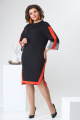 Платье Romanovich Style 1-2465 черный/оранжевый