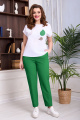 Женский костюм AGATTI 5075 зеленый
