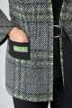Комплект Мишель стиль 1100-1 черно-зеленый