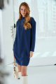 Платье Lokka 1033В серо-синий