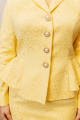 Женский костюм Мода Юрс 2349 желтый