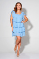 Платье Liona Style 616 голубой