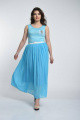 Платье Luana Plus 102 голубой