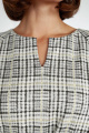 Платье ARTiMODA 322-19 бежевая_клетка_с _желтым