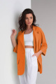 Женский костюм LadisLine 1451 оранжевый+белый