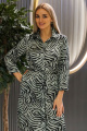 Платье Alani Collection 1843 зебра