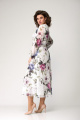 Платье Moda Versal П2360 молочный+фиолетовый