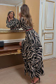 Платье Pavlova 098 зебра