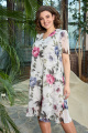 Платье Moda Versal П2387 молочный+фиолетовый
