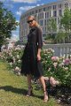 Платье i3i Fashion 102/1 черный_горох