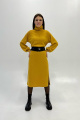 Платье i3i Fashion 103/5 горчичный_с_люрексом