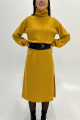 Платье i3i Fashion 103/5 горчичный_с_люрексом