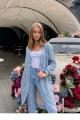 Кардиган i3i Fashion 502/2 голубой