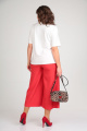 Женский костюм Michel chic 1336 белый-красный