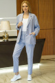 Женский костюм Alani Collection 1871 голубой