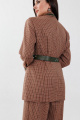 Женский костюм Anelli 1171 коричневый
