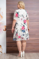 Платье Alani Collection 1920 розово-голубые_цветы