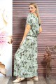 Платье Alani Collection 1891 листья_на_зеленом