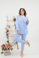 Женский костюм SandyNa 130550 небесно-голубой