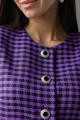 Жакет Ivera 3030 черный, фиолетовый