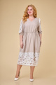 Платье Svetlana-Style 1624 бежевый-белый