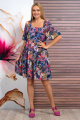 Платье Alani Collection 1922 темные_цветы