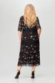 Платье Svetlana-Style 1505 черный+красные_цветы