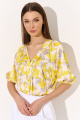 Блуза DiLiaFashion 0741 желтый