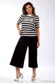 Женский костюм Michel chic 1336 белый-черный