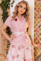 Женский костюм Мода Юрс 2641-2 розовый_цветы