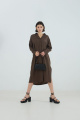 Платье Elema 5К-12489-1-164 коричневый
