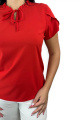 Блуза LindaLux 694 красный_софт