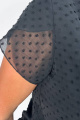 Блуза LindaLux 694 черные_бубочки
